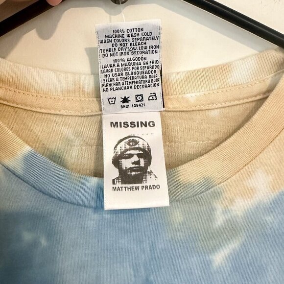 NWT Cross Colours Tie Dye Crewneck T-Shirt - Size: Medium - Picture 3 of 6